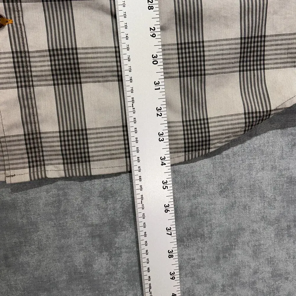 Carhartt Force Relaxed Fit plaid workwear casual short sleeve button up mens LT - Picture 10 of 10
